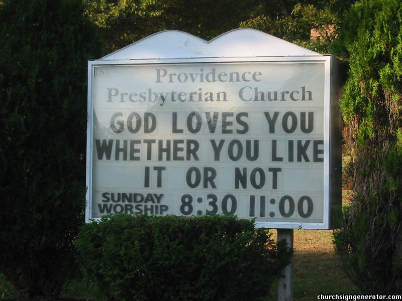 Hilarious and Weird Church Signs