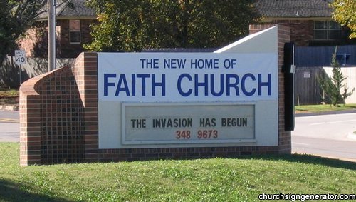 Hilarious and Weird Church Signs