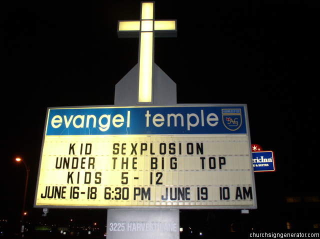 Hilarious and Weird Church Signs