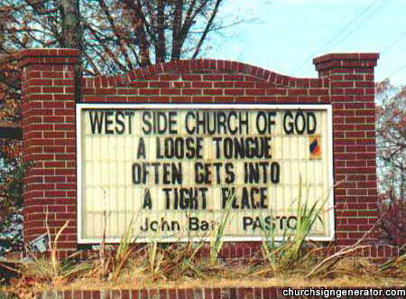 Hilarious and Weird Church Signs