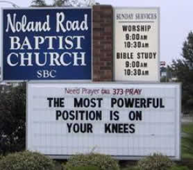 Hilarious and Weird Church Signs