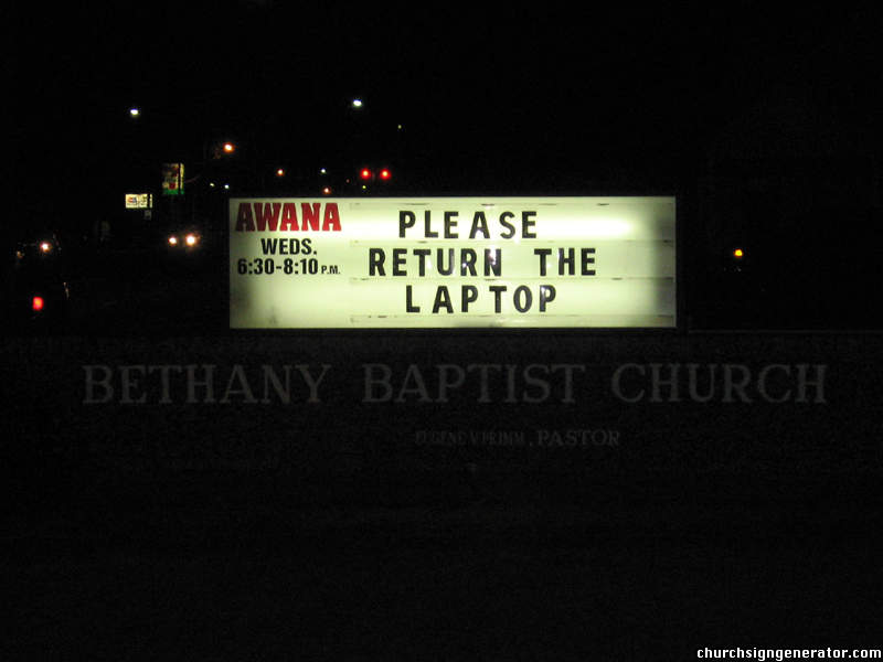 Hilarious and Weird Church Signs