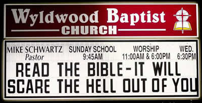 Hilarious and Weird Church Signs