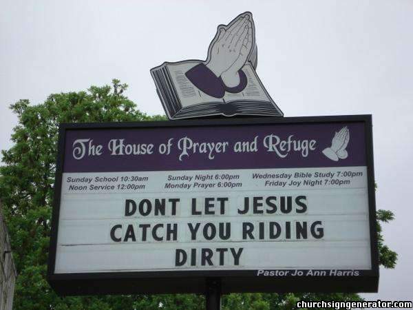 Hilarious and Weird Church Signs