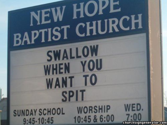 Hilarious and Weird Church Signs