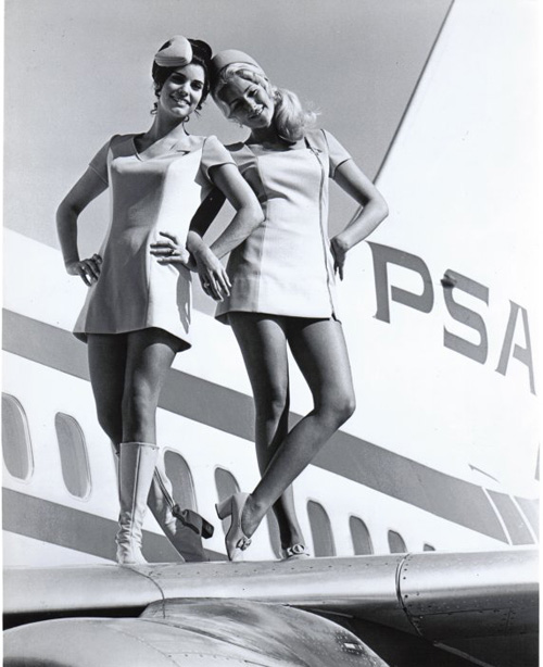 Vintage 1960-70's Airline Stewardesses