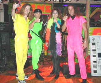 We are going to get sooo laid in these neon outfits!