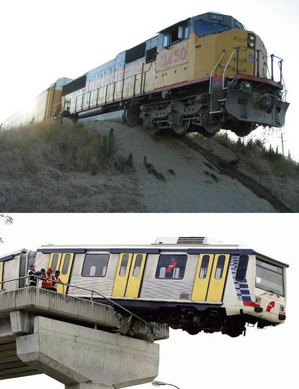 Amazing Train Wreaks