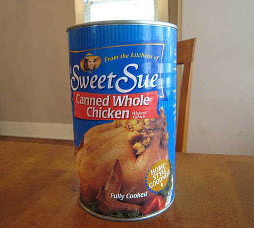 Disgusting Whole Canned Chicken