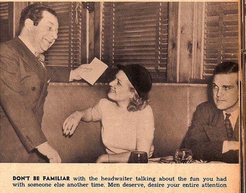 1938 dating tips for women