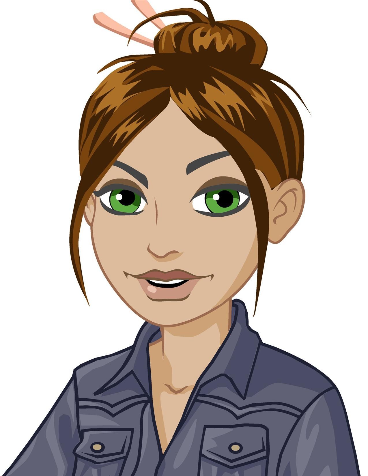 This is what I would look like if I were a cartoon.
Please add to my profile.