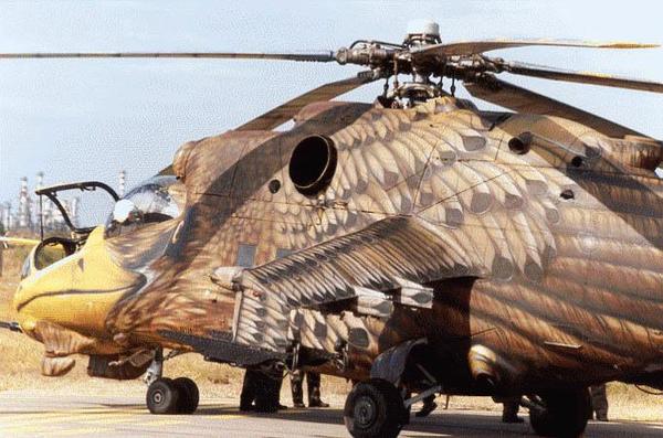 Great custom paint on this helicopter.