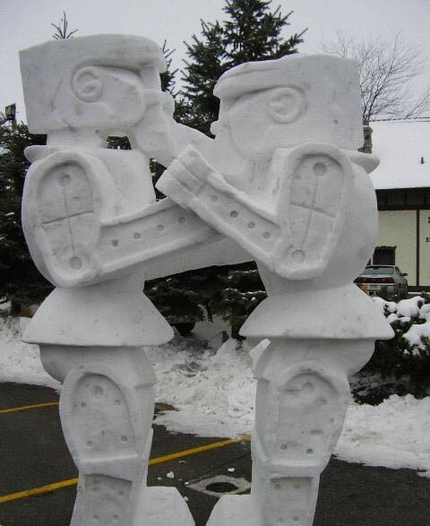snow boxing