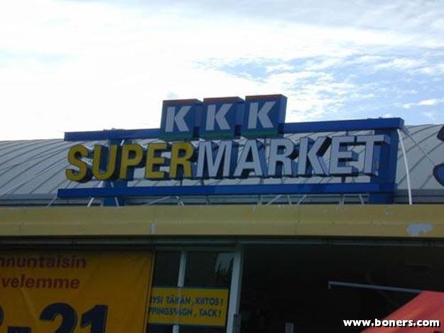 Those fuckers have their own super market?