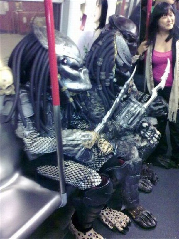Space ship destroyed, camo suit not working, and barely enough money for subway fare. Predators: New York Fall 2012