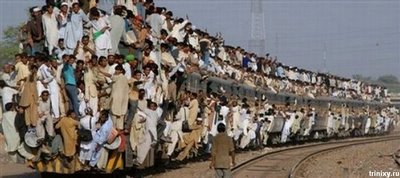 The most Dangerous train ride ever.