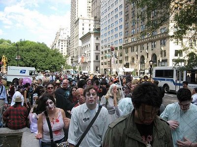 The zombies walk in New york Event