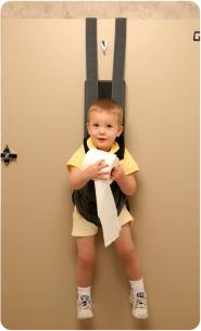 Rest Room Baby Hanger - For those times when you gotta go and can't hold the baby!