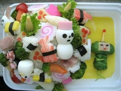 Creative Japanese Sushi Kids meals