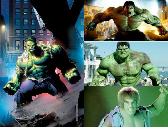 Comic Book Characters made into Hollywood movie Characters