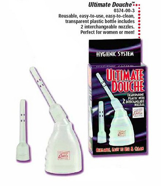 hardware - Ultimate Douche.. 0374003 Reusable, easytouse, easytoclean, transparent plastic bottle includes 2 interchangeable nozzles. Perfect for women or men! Hygienic System Ultimate Douche Transparent Plasik With Bounceable Z Nrzlis Rulan, Kayu Chan