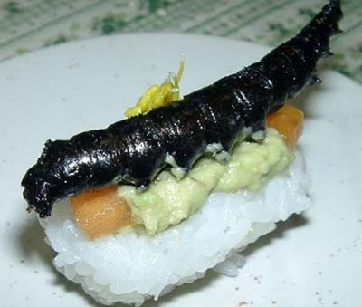 Delicious Insect Sushi