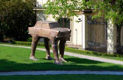 Car with Legs (Sculpture)