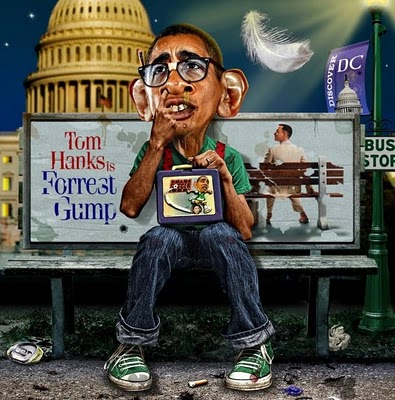 Photo Manipulated Caricatures - President Obama