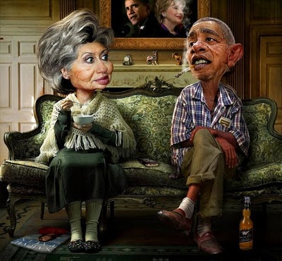 Photo Manipulated Caricatures - President Obama