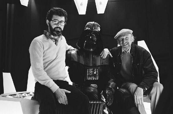 George Lucas or Zazzle with Dave and Irvin Kershner