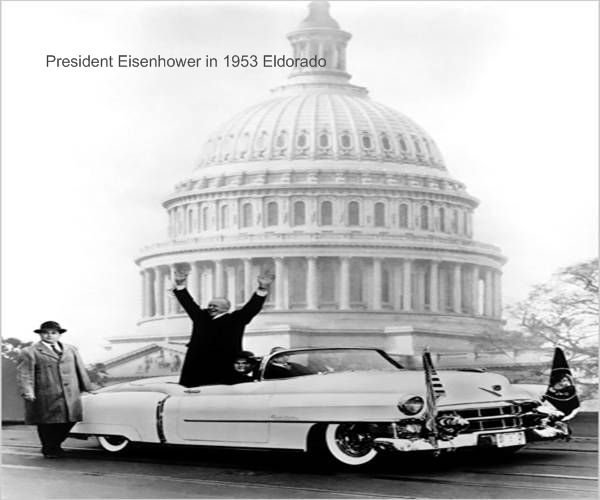 President Eisenhower in 1953 Eldorado 