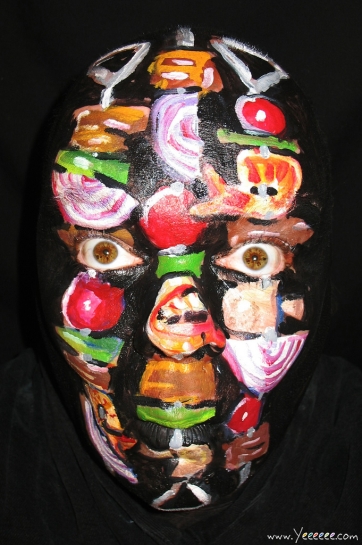 Extreme Halloween Face Painting