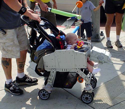funny dad star wars stroller - Go