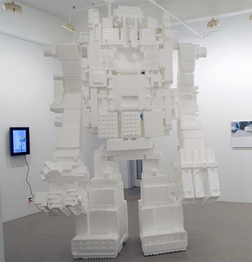22ft Robots Made from Packing Foam