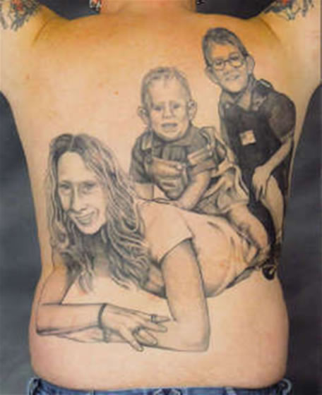 Horrific Portrait Tattoos