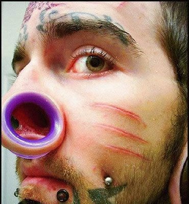 One Man's Extreme Face Modifications