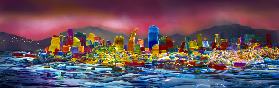 Entire City of San Francisco in Jell-O