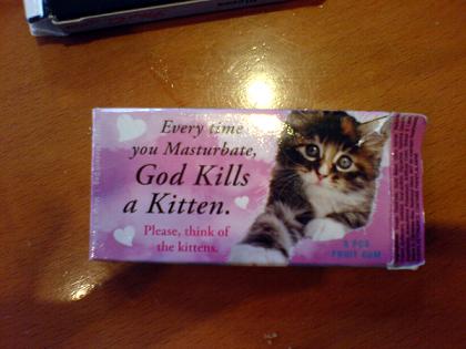 God kills kittens