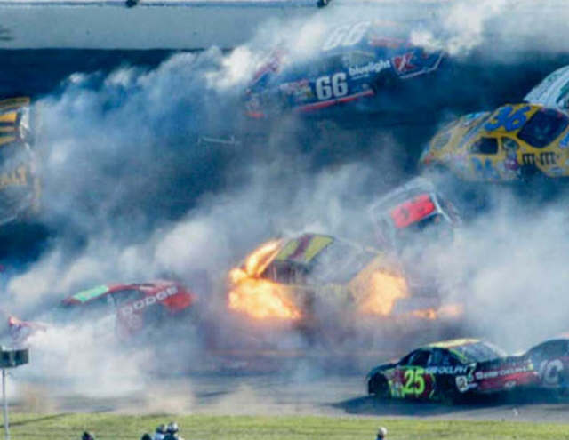 nascar wrecks