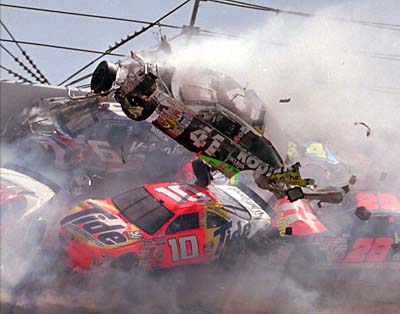 nascar wrecks