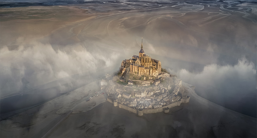 #2 Grand Prize Winner, Mont Saint Michel on a foggy morning.