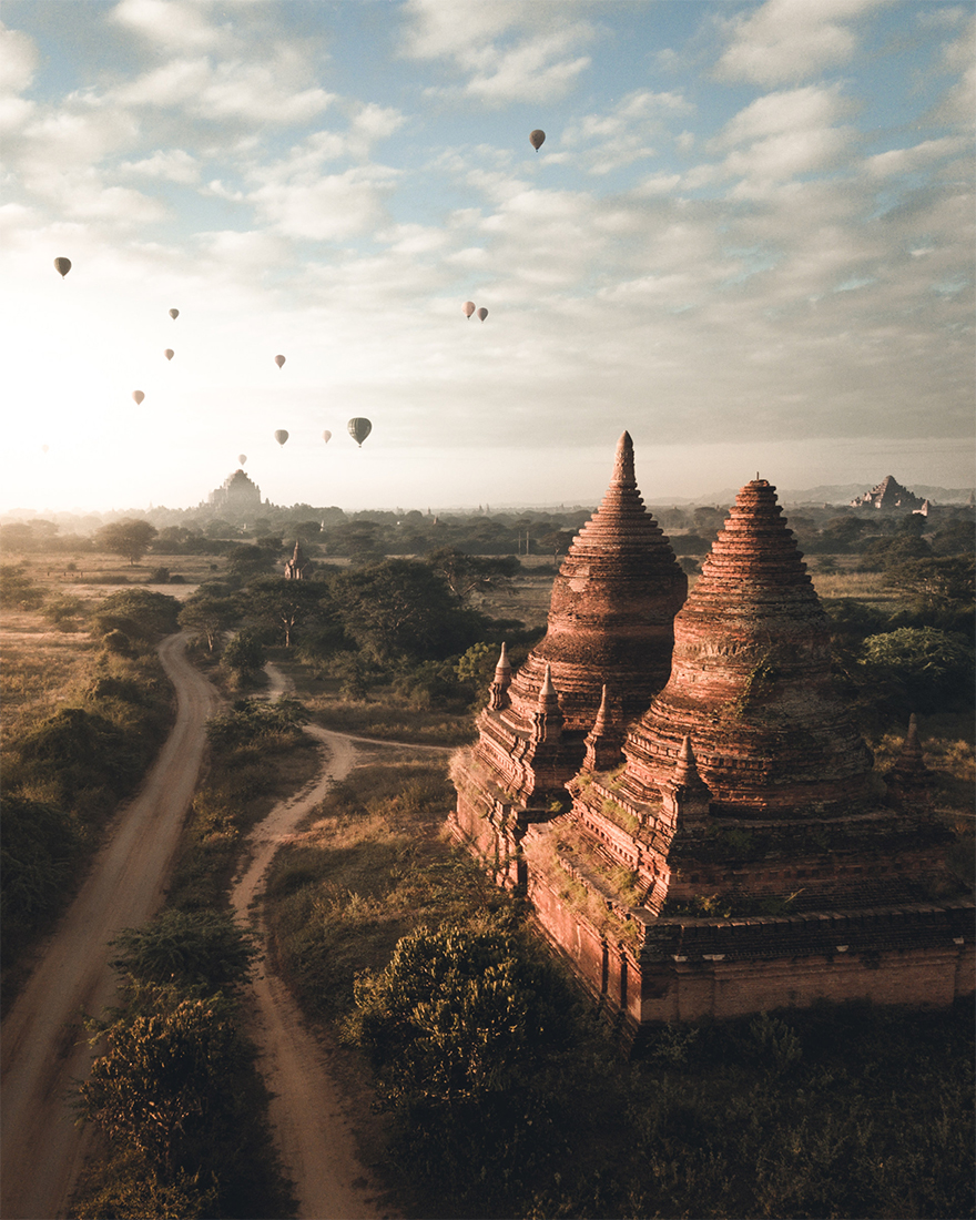 #4 Second Prize Winner In Architecture Category, Bagan sunrise, Myanmar.