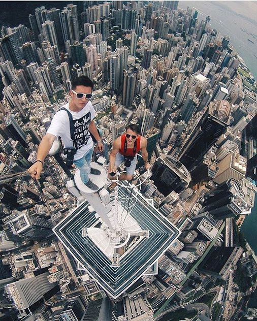 rooftop selfie - Baku Zvi Arek