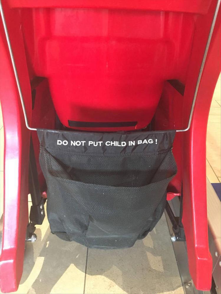 tire - Do Not Put Child In Bag!