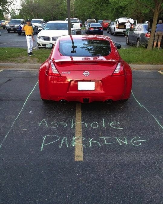 asshole parking meme - Asshole Parking