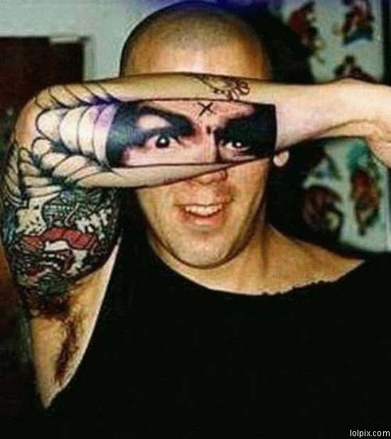 So we have all seen some great tattoos, but this one is pretty original.