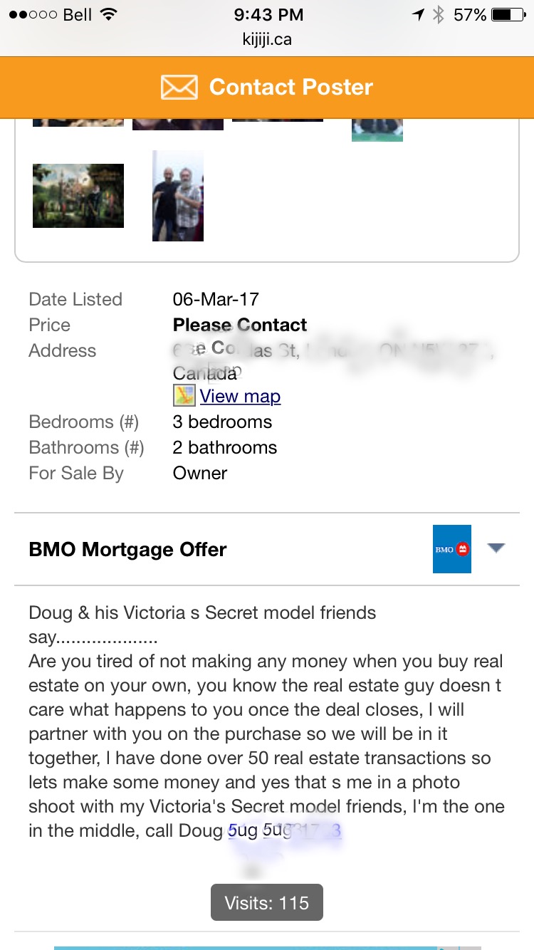 Strange Real Estate Guy with Bad Kijiji Ad