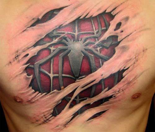 Spider-man tat