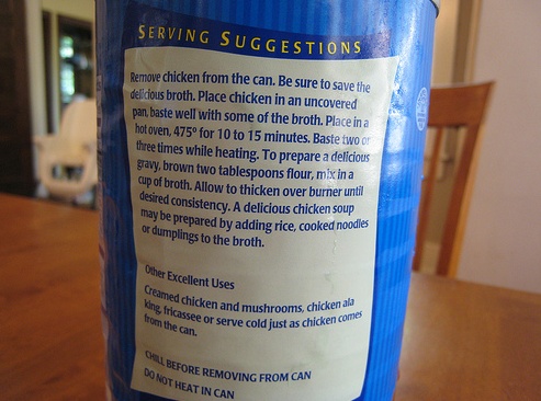 Chicken in a can