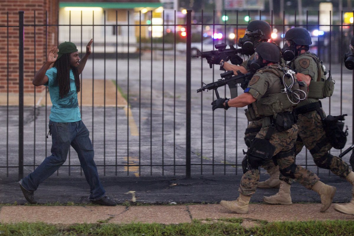 Ferguson Protests Look Like A War Zone